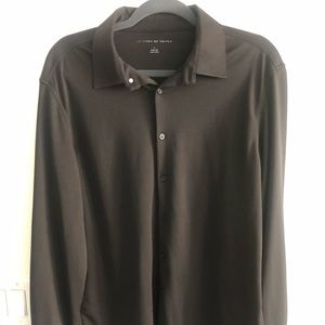 Ministry of Supply Black dress shirt large